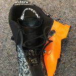 Scarpa Maestrale 2, allacciatura della scarpetta