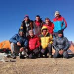Il gruppo al campo base
