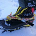 Kayland 4001 GTX in ghiacciaio con i ramponi