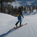 Vaude Larice Pants III in attività di sci alpinismo