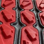 Un particolare dei tasselli della suola Michelin delle Under Armour Hovr Summit